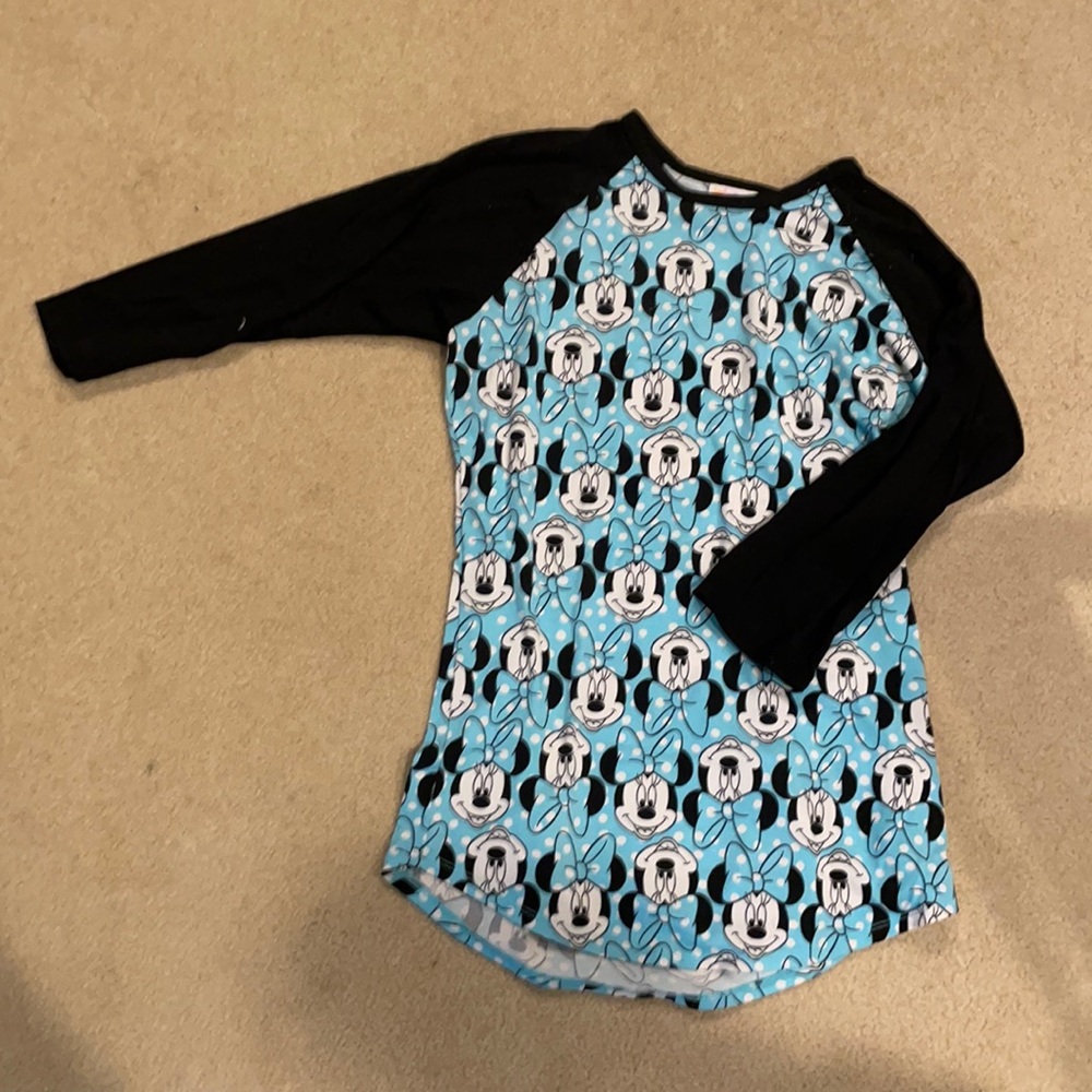 Lularoe Disney Mini mouse jersey 3/4 sleeve